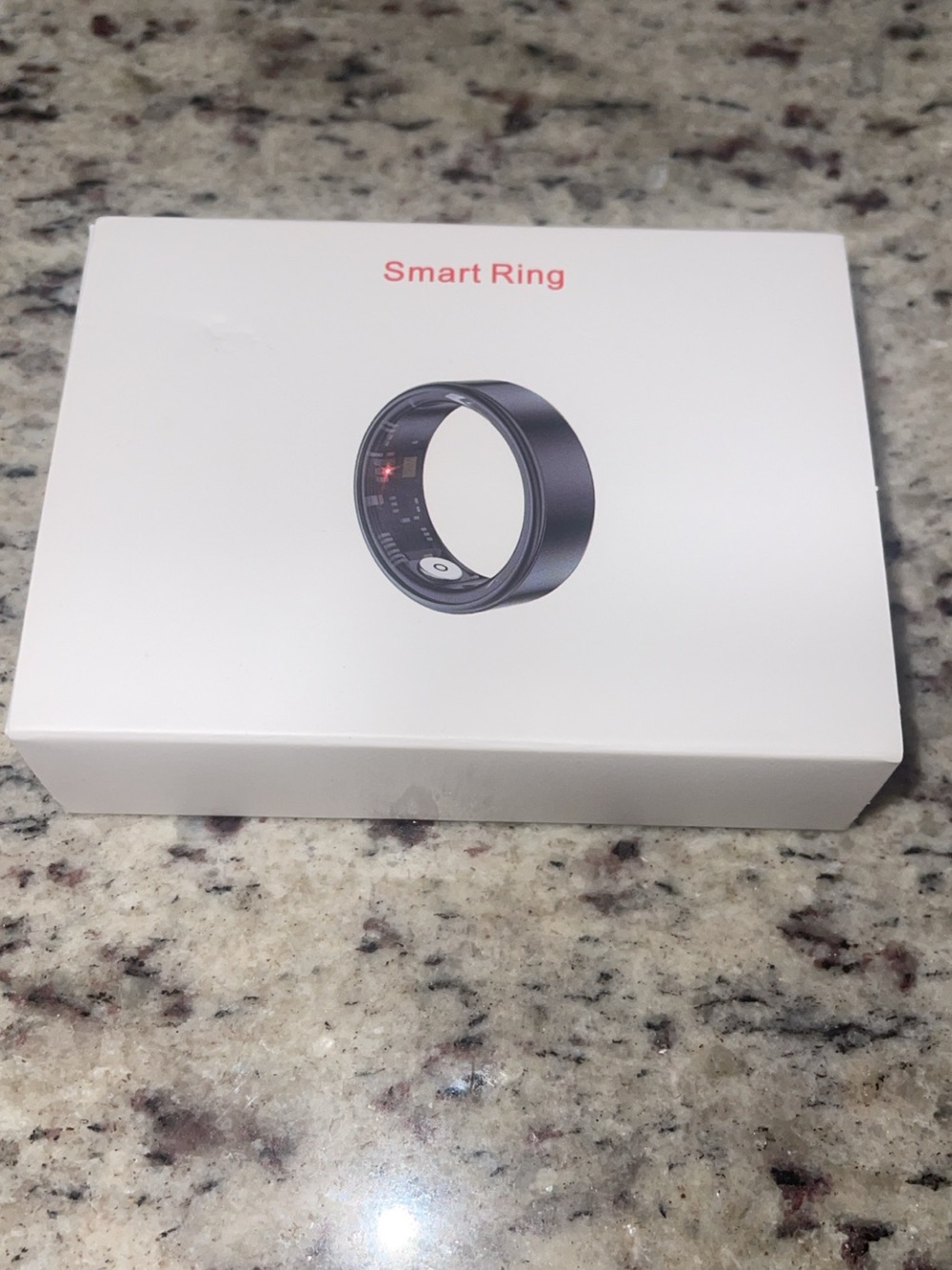 Smart Ring in Black - Advanced Wearable Health Tracker